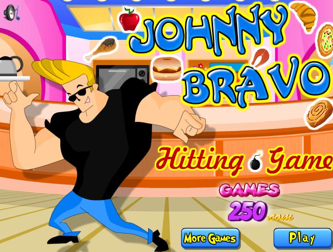 Johnny Bravo Hitting Game