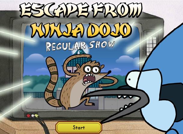 Regular Show Escape From Ninja Dojo