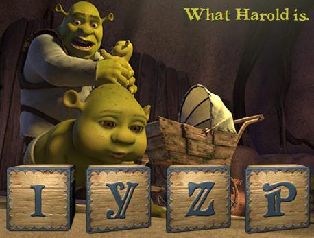 Shrek One Baby Word Scramble Game