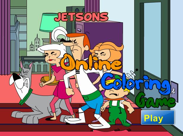 Jetsons Online Coloring Game