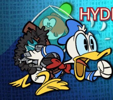 Donald Duck In Hydro Frenzy