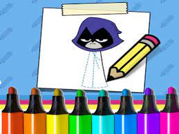 Teen Titans Go: How to Draw Raven